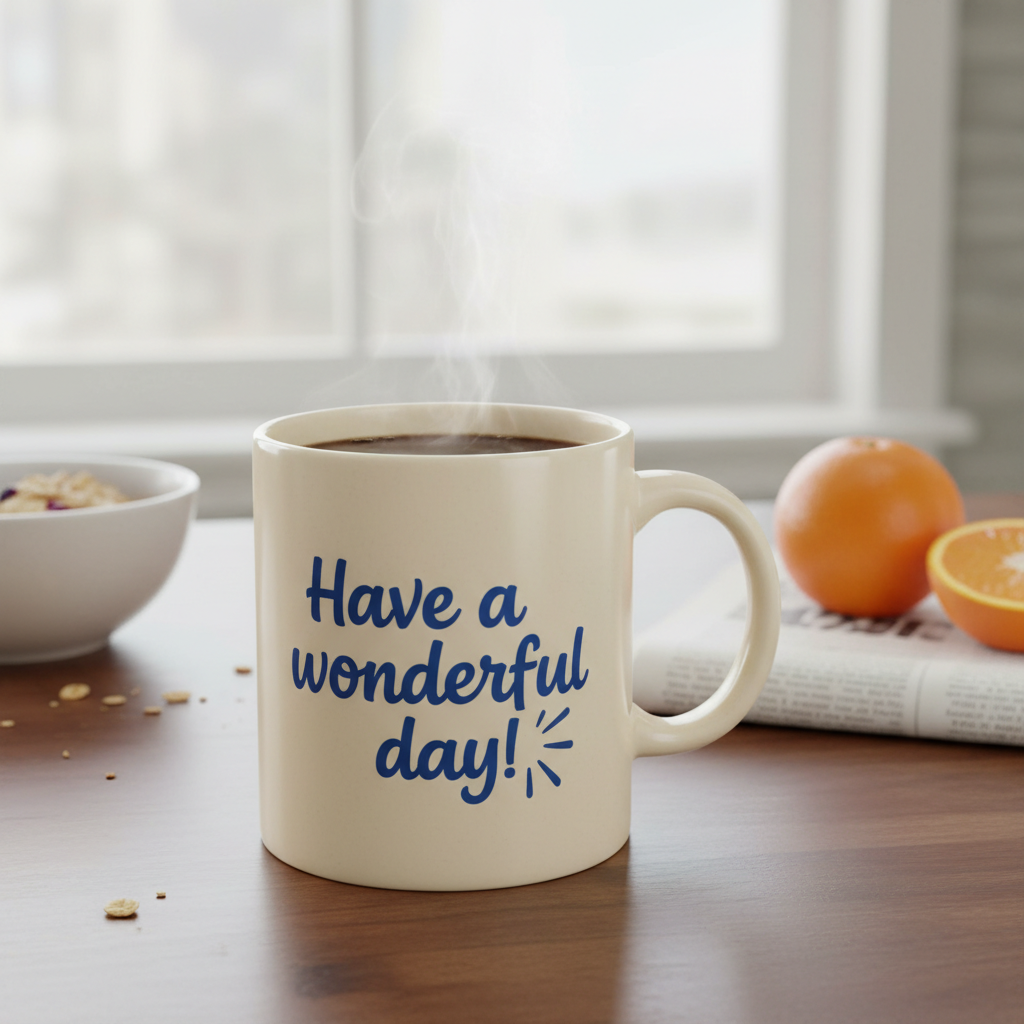 Have A Wonderful Day Mug