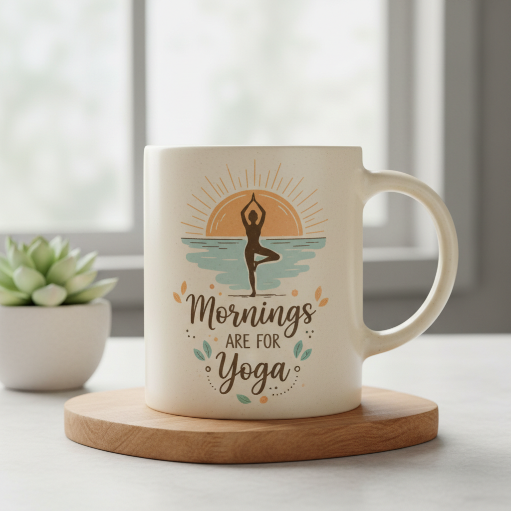 Mornings Are For Yoga Mug