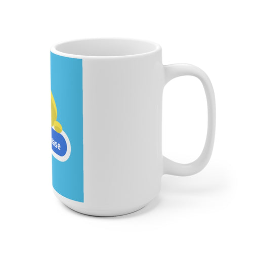 Blue Coffee Please Mug